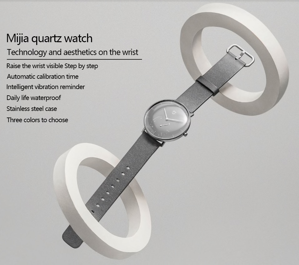 Xiaomi Mijia Smart Quartz Watch - Chytré hodinky elegantní ručičkové vodotěsné lvaliní